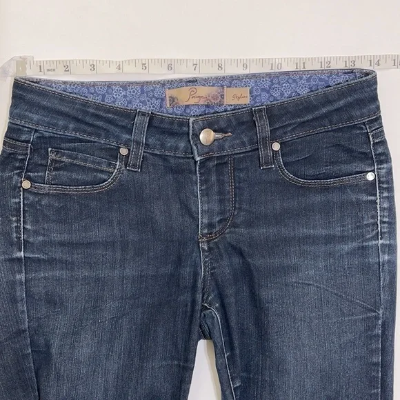 PAIGE Skyline Blue Ankle Peg Jeans - Picture 11 of 13